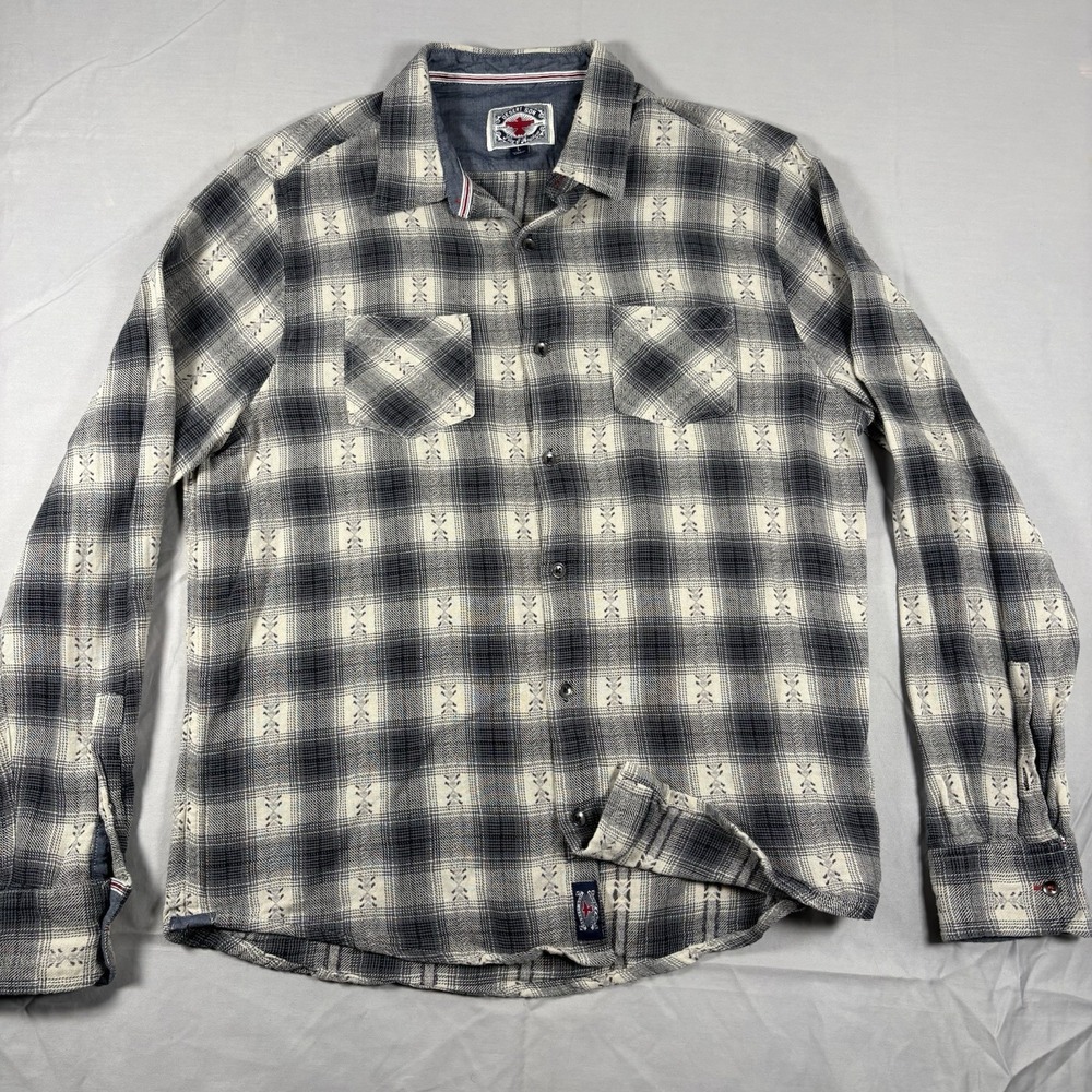 Desert Son Mark McNairy flannel shirt men's large - Picture 3 of 9